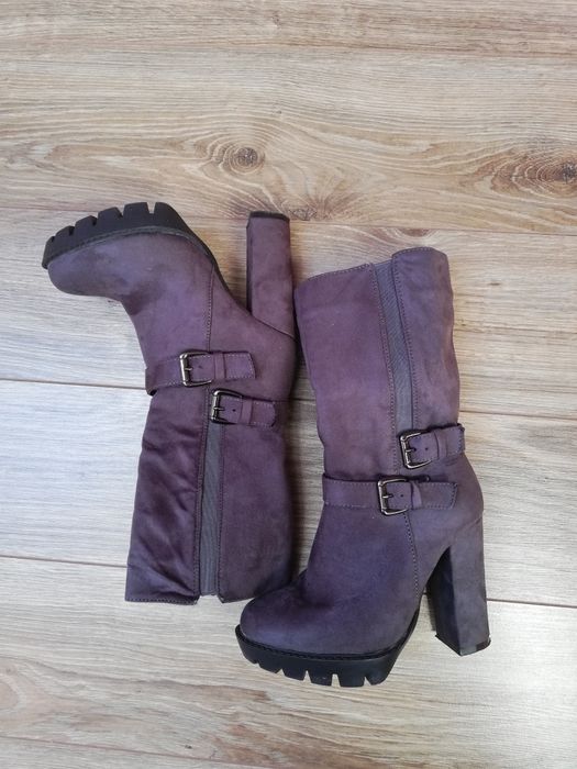 Kozaki botki wysokie 35