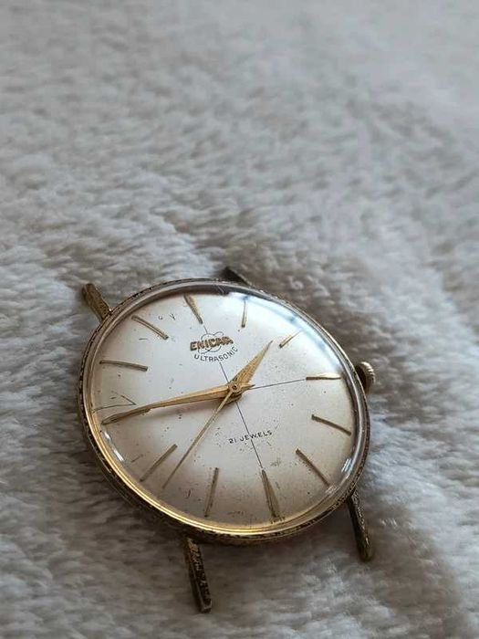 Enicar Ultrasonic 21 kamieni vintage lata 50-60