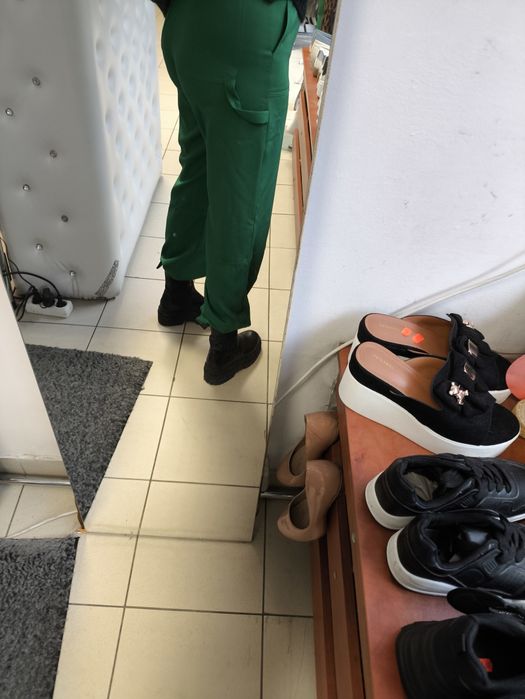 By o La La piękny zielone spodnie rozm S m