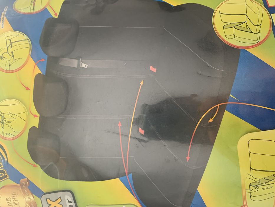 Capas protetoras de estofos novas