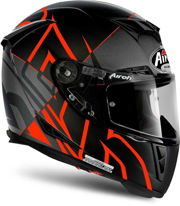 Capacete  AIROH GP 500 Sectors Orange Matt RC4 (S) NOVO NUNCA USADO!!!