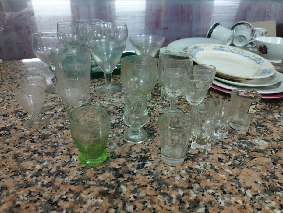 Assortment of antique tableware439379152298332160