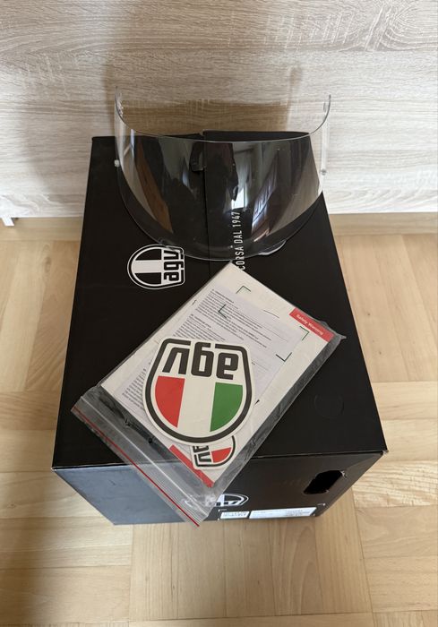 Kask AGV K-5 S DarkStorm Matt Black/Red M/L