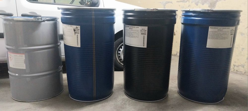 Bidons 220L de metal e 250L plástico, c tampa e aro de metal