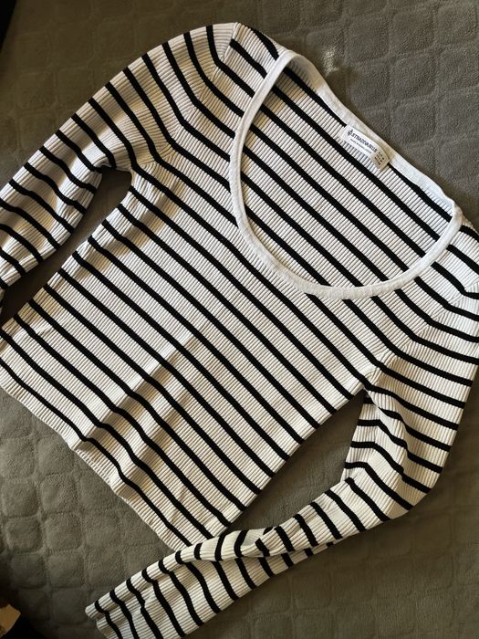 Укорочений топ в полоску