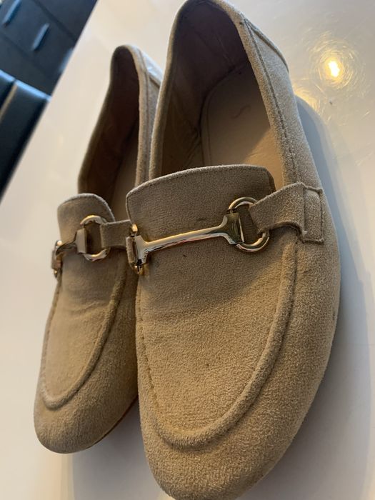 Buty damskie mokasyny 37  beżowe