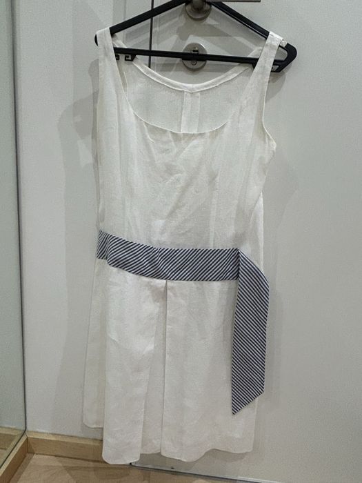 Vestido Branco linho senhora