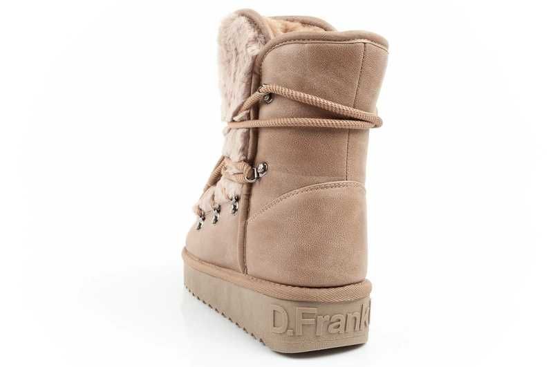 D.Franklin śniegowce damskie zimowe futerko ocieplane wysokie r. 36-41
