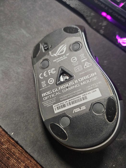 ASUS ROG Gladius II Origin RGB - Excelente Estado