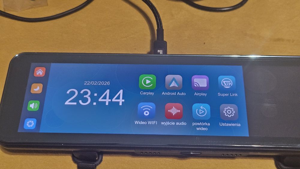 BLOW F620 – rejestrator - lusterko z kamerą cofania Android Auto / Car
