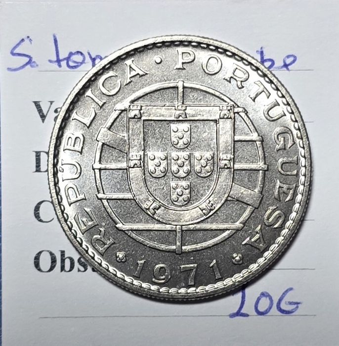 20$00 1971 S.tomé e príncipe