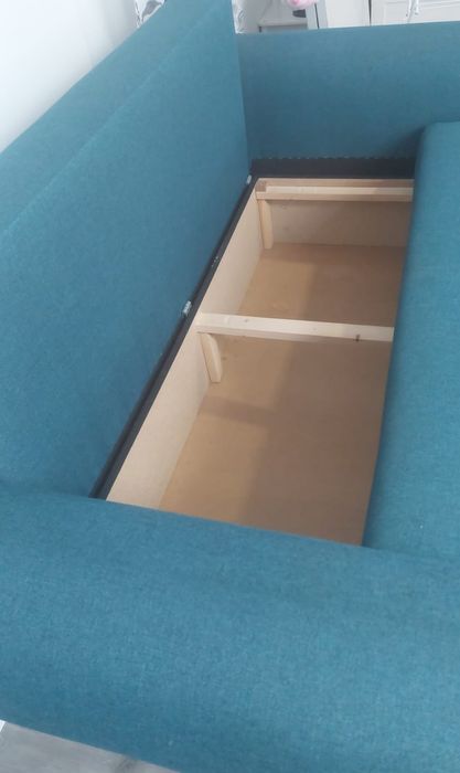Niebieska Sofa Stan Dobry