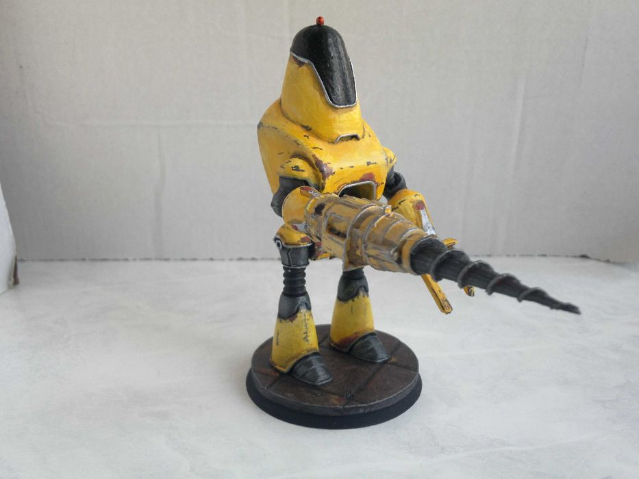 Fallout Utility Protectron Budowlany figurka