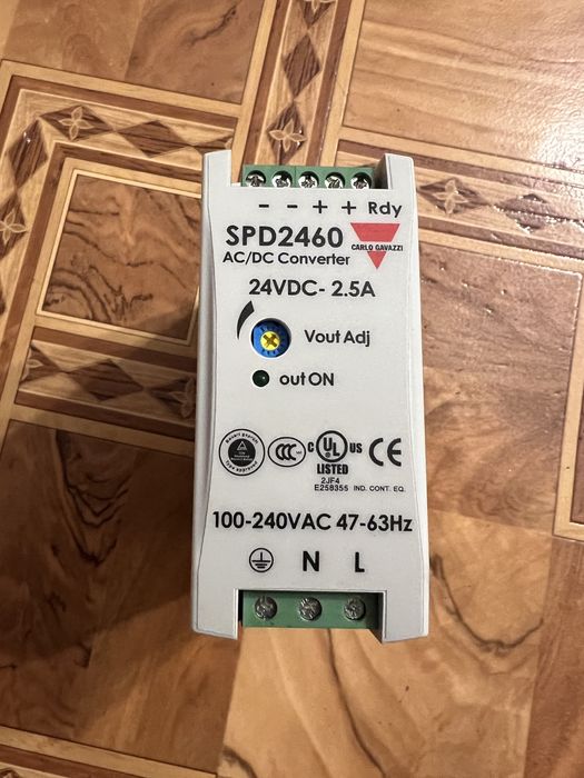 Блок живлення, AC/DC конвертер Carlo Gavazzi SPD2460 24V 2.5A (60W): 3 ...