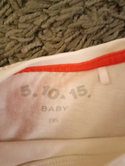 bluzka 5 10 15 rozmiar 86