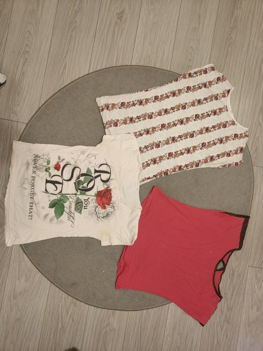 Koszulki damskie rozmiar M, zestaw
