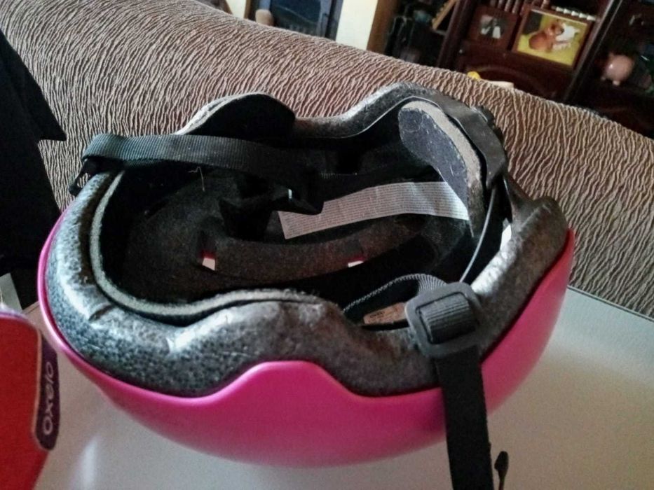 Conjunto de patins 32/34 e capacete ajustável