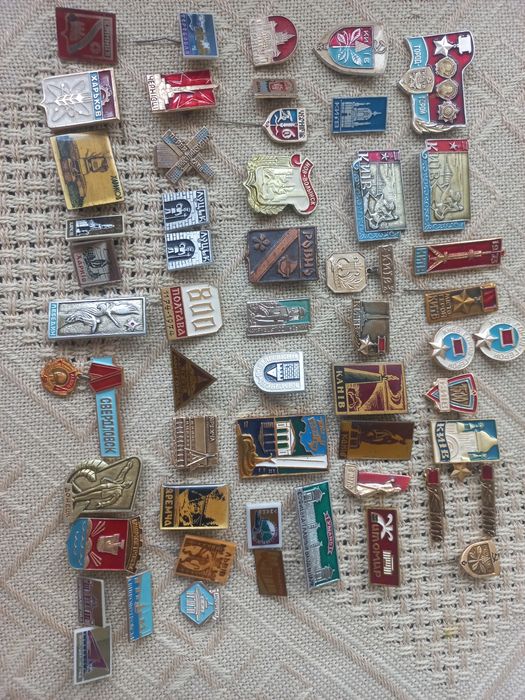 Значки разных городов