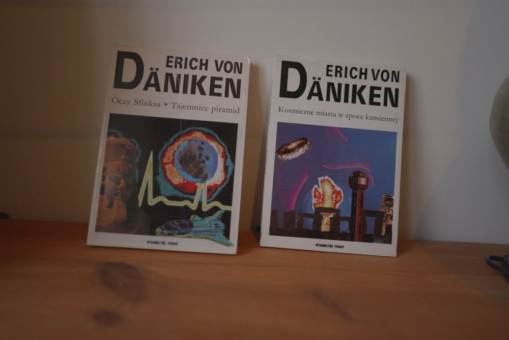 Erich Von Daniken Oczy Sfinksa Tajemnice Piramid Kosmieczne Miasta