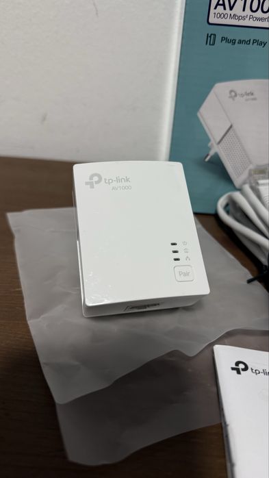 Powerline Tp-Link AV1000 Internet na casa toda