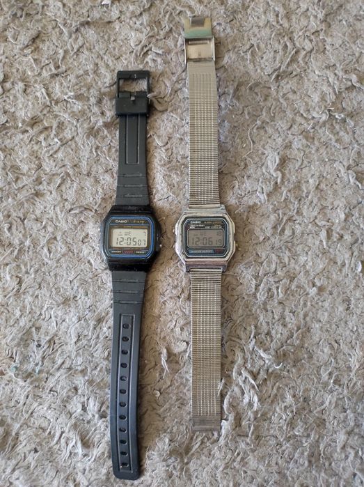Продам часи Vintage Casio F-91W i A-158WA одним лотом за всi 1000 гривень