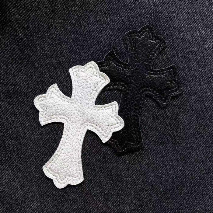 Джинси Chrome Hearts з нашивками хрестів штаны джинсы Хром Хартс