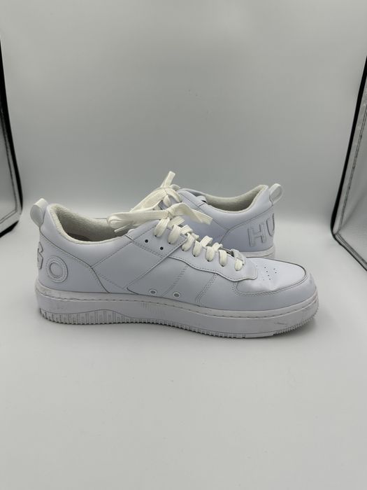 Sneakersy niskie białe Hugo 46 skóra ekologiczna