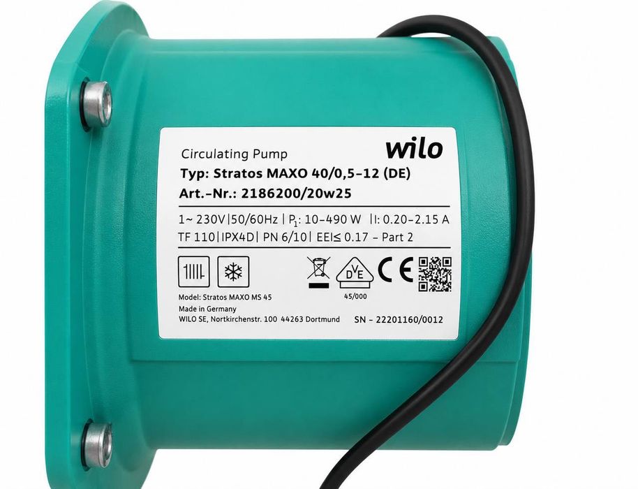 Циркуляційний насос WILO Stratos MAXO 40/0,5-12 PN16