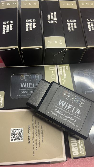 ELM327 V1.5 WiFi OBD2 сканер для Android / iOS / Windows