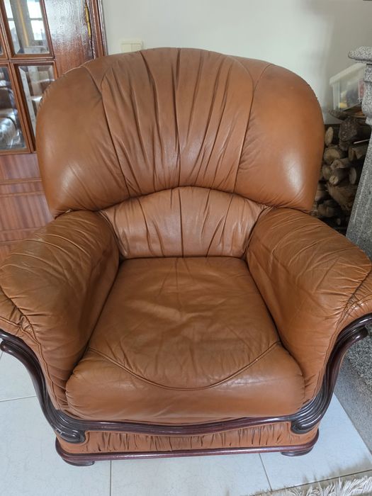 Conjunto sofa + 2 poltronas