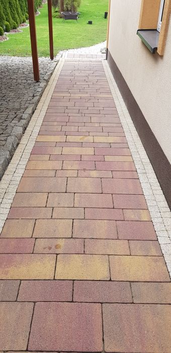 Mycie kostki brukowej i dachów