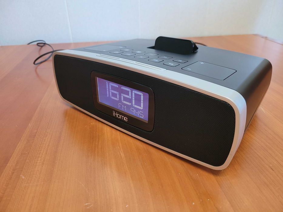 ihome rádio relógio despertador com dock ipod/iphone