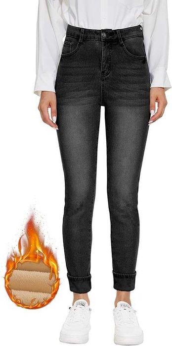 Теплі жіночі джинси в хорошому стані