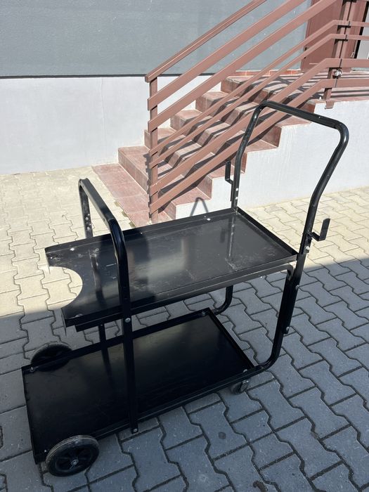 Stojak wózek do spawarki z butlą