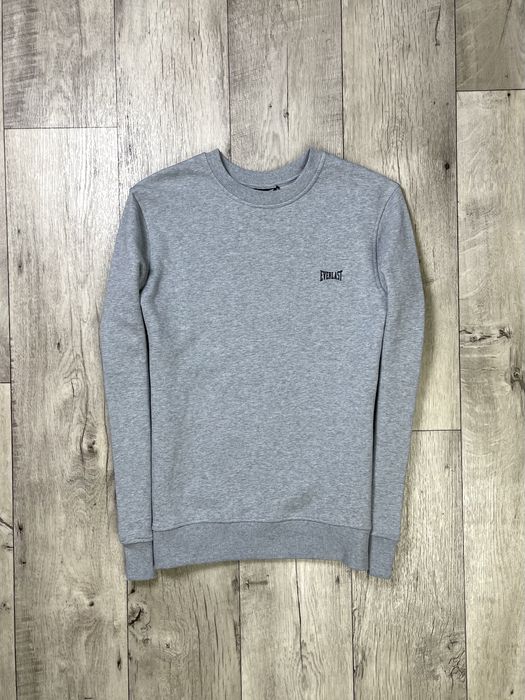 Everlast кофта свитер S-М размер толстовка на флисе серая