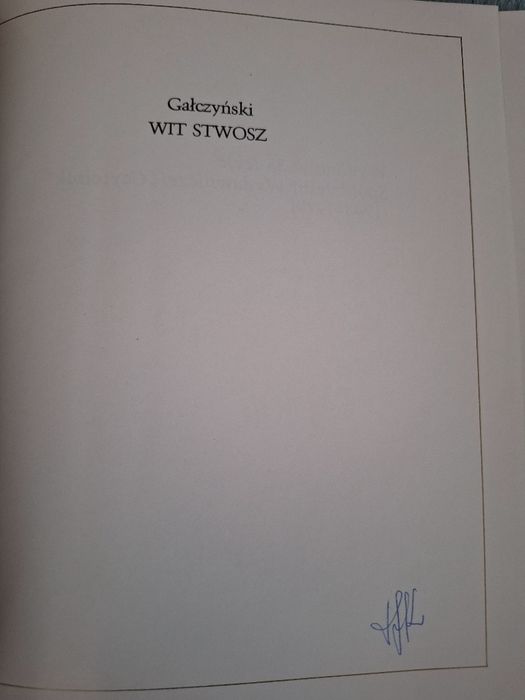 Konstanty Ildefons Gałczyński- Wit Stwosz książka wydanie I