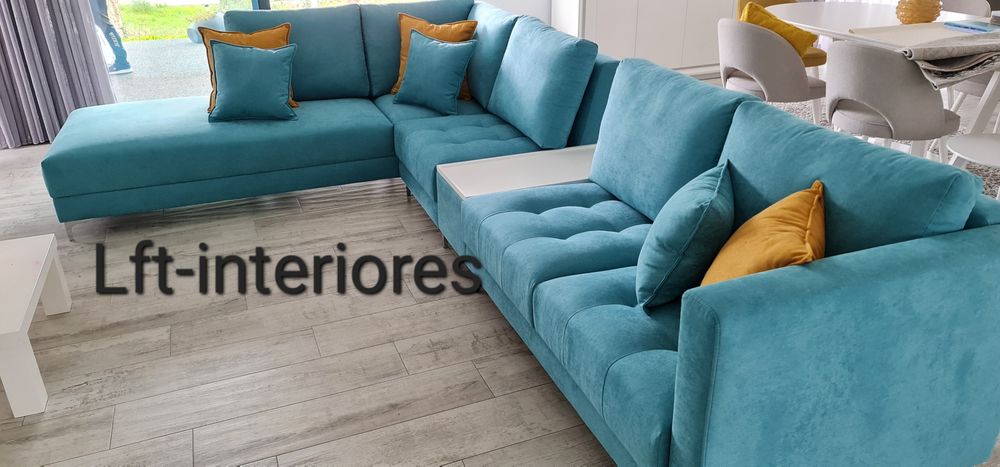 Sofá canto com chaise