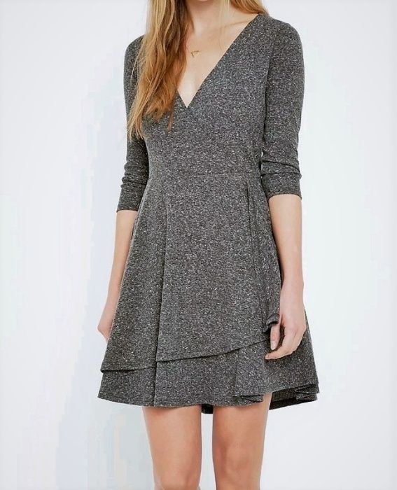 Urban Outfitters /Cooperative krotka sukienka szary melanz