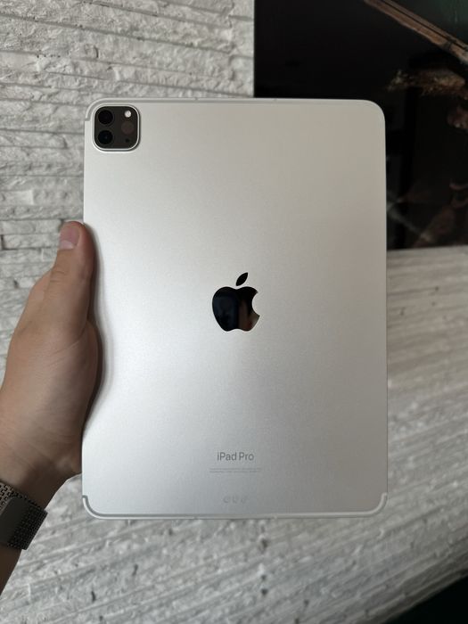 IPad Pro 11 4 gen M2 2022 silver srebrny 256GB cellular 94% kondycji baterii!