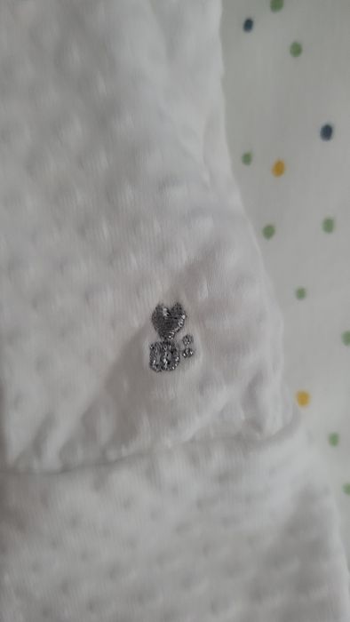 Marynarka 68 narzutka bolerko dziewczynki chrzest Obaibi 4-6 mies.