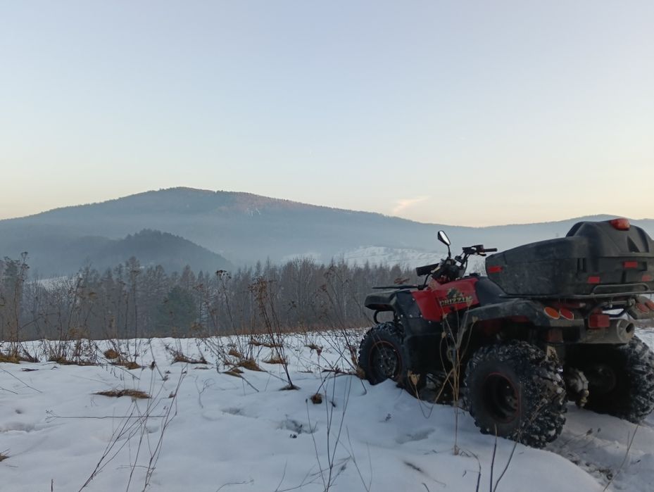 Yamaha grizzly YFM 600 4x4 pług, nowe opony!