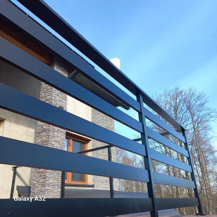 Barierki Balustrady Aluminiowe Aluminium Balkony Balkonowe