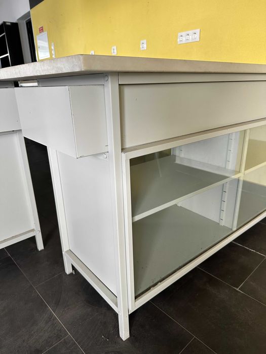 Vitrine de Loja com Tampo em Mármore - 160x60x85cm