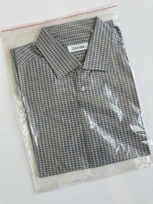 Calvin Klein Koszula Męska - Muscle Fit XXL Kratka