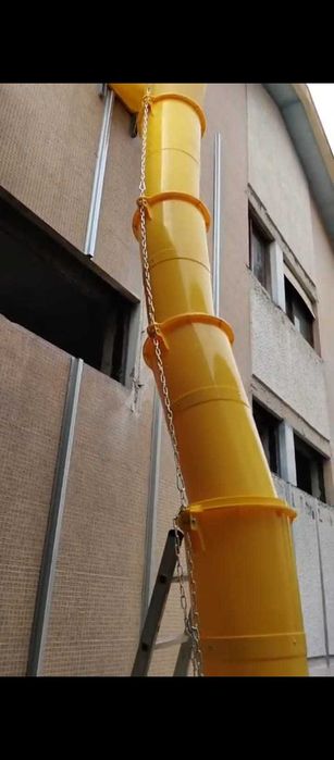 Aluguer de conduta de descarga de entulho