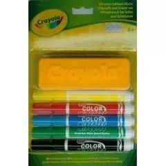 Markery do białej tablicy 5 kolorów CRAYOLA. Crayola. Nowy Produkt