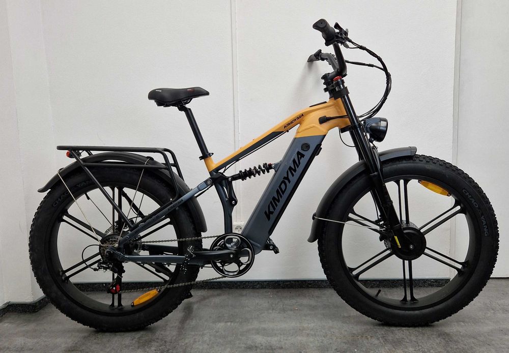 Eektryczny e-bike z Dwoma Silnikami | Pełne Zawieszenie | Bateria 20Ah | Po modyfikacjach | Kindyma K03 Ranger
