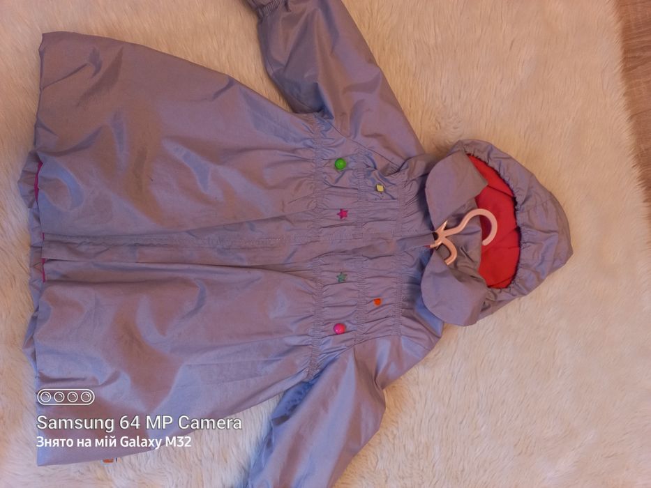 Плащик фасон тюльпан 92 рост