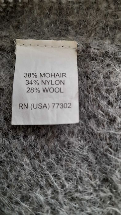 Sweter z mohairu i wełny