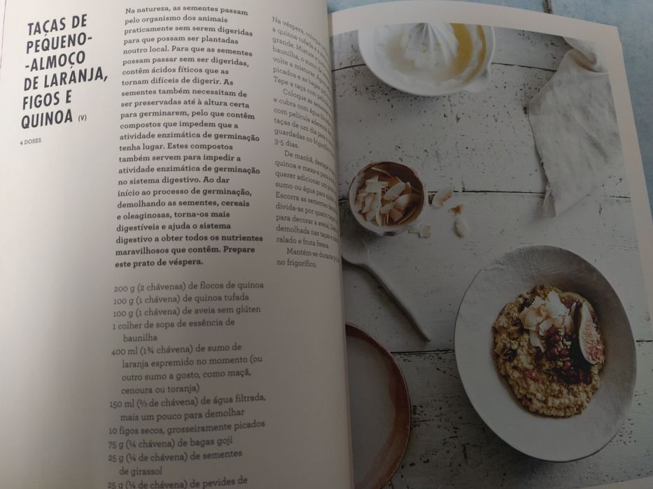 Livro de receitas vegetarianas "A Cozinha do Ioga"